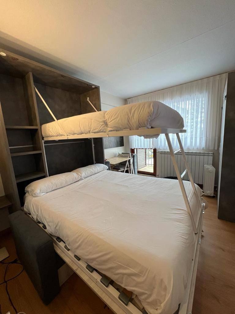 Estudio en Formigal con vistas a las pistas de esquí y garaje Exterior foto